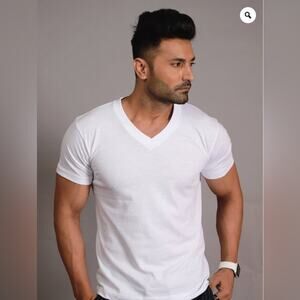 Men Style Wear V-Neck T-Shirt